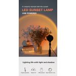 product_image_name-Generic-Sunset Projection Lamp USB LED Rainbow Night Light for Photography Background Decor-2