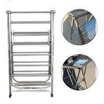 product_image_name-Generic-Space Saving Stainless Steel Foldable Drying Rack-4