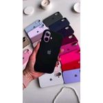 Ip 16 Genuine Silicone Case/Cover, featuring a soft anti-scratch microfiber lining.