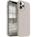 product_image_name-Generic-Soft Silicone Slim Fit Cover Anti-Scratch Shockproof Case for Apple iPhone 12 Pro Max - Grey-1