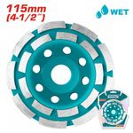 product_image_name-TOTAL-TAC2421151 Diamond Cup Wheels Double Row Segmented Diameter:115mm-1