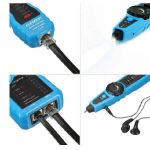 Cable Tracker, With Line Hunting Function, Frequency Conversion Switch, RJ11/RJ45 Connecting Termilal, Volume & Torch Function with Earphone, Victor