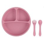 quality Baby Silicone partitioned Suction plate