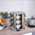 Steel rotating spice rack