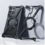 product_image_name-Generic-Galaxy S25 Ultra Phone Case, Slim Titanium Case with Borderless Metal Frame, MagSafe and Wireless Charging Support-8