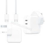 Apple  Original Dual port USB C IPad/Macbook/iPod Fast Charger With 60W C To C