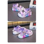 Pink Themed Sports Beach Sandals with Velcro Closure