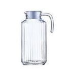 product_image_name-Generic-1.7L Premium Glass Water Jug With Lid – Heat-Resistant, Ribbed Design, Leak-Proof Spout-3