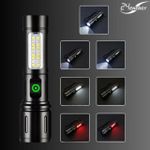 product_image_name-Generic-Heavy-Duty USB Rechargeable Tactical Flashlight for Camping & Emergencies-1