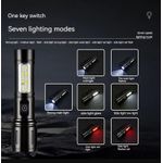 product_image_name-Generic-Heavy-Duty USB Rechargeable Tactical Flashlight for Camping & Emergencies-6