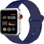 product_image_name-Generic-Sport Band For Apple Watch Bands 41mm 40mm 38mm, Soft Silicone Sport Wristbands Replacement Strap with Classic Clasp-1