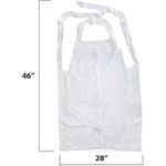 product_image_name-Generic-100-Pack Disposable Polyethylene Aprons 46 x 28-2