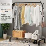 product_image_name-Generic-Single Pole Clothing Rack With Lower Storage Shelf for Boxes /Shoes-2