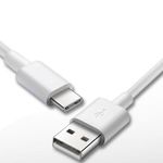 product_image_name-Oppo-5A Original type C Fast Charging USB Cable and Data transfer 1 M - White-2