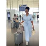 lime WHITE shirt dress