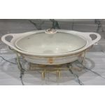product_image_name-Generic-Single Ceramic Round Chafing Dish with Burner & Golden Stand – 1.5L / 2L-3