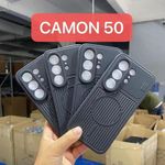 Tecno Camon 50 unique soft silicone phone Case/Cover with magsafe_Black