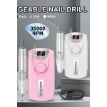 Rechargeable electric nail drill