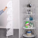 product_image_name-Generic-5 Tier Corner Shelf/ Bathroom Rack/ Corner Display Metal Stand-1