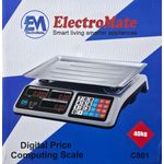 product_image_name-Generic-Electronic Digital Price Computing Scale - 40KG Capacity with Rechargeable Battery and Stainless Steel Platform-1