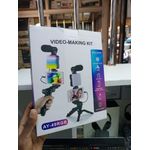 product_image_name-Generic-AY-49 RGB Vlogger Kit – Adjustable Tripod + Colour LED + Wireless Mic-3