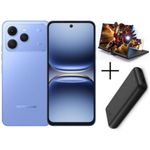 Tecno Spark 40, 6.67'', 4GB UP to 8GB RAM + 128GB ROM, 50MP, 5200 mAh - Blue + Free Gifts