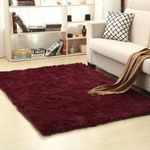 Fluffy Carpets 5*8 Maroon