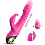 product_image_name-Generic-Double Head Clitoral G-Spot Stimulating Telescopic Dildo Vibrators Sex Toy-2
