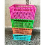 product_image_name-Generic-4pc Rok Strong Portable PLastic Crate For Bread Storage-2