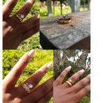 product_image_name-Fashion-Assorted 4mm Gold Engagement Ring WITH A BOX-1