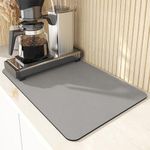 Absorbent Anti-slip Coffee Dish Kitchen Draining Mat Drying Quick Dry Drain Pad