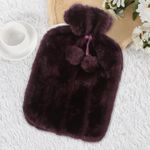 product_image_name-Generic-Hot Water Bottle with Soft Faux Plush Cover for Heat Therapy-3