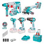 product_image_name-TOTAL-TCKLI20592 5 Pcs Cordless industrial combo kit-2