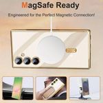 product_image_name-Generic-Electroplated Clear MagSafe Case /cover with Camera Lens Protector for Samsung Galaxy A56- Gold Trim-3