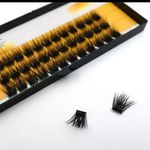product_image_name-Generic-Cluster eye lashes with human hair feeling 4d-2