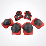 product_image_name-Generic-Red 6pcs Elbow, Knee and Hand Caps Full Protection Skating Protective Guards-3