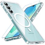 product_image_name-Generic-Samsung Galaxy A56 Clear MagSafe Case, Strong Magnetic Ring Hybrid Protection Slim Lightweight-1