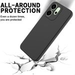product_image_name-Generic-Oppo Reno 14F Soft Silicone Back Cover Case, Protective Shockproof Ultra-Thin Anti-Scratch Anti-Fingerprint Phone Cover, Black-5