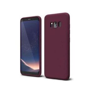 Soft Silicone Back Cover for Samsung Galaxy S8 – Protective, Shockproof, Ultra-Thin, Anti-Scratch, Anti-Fingerprint – Maroon