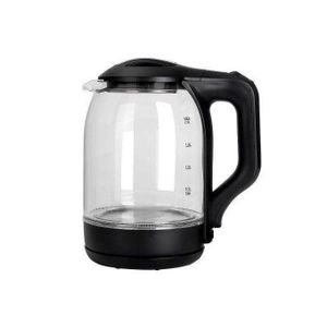 RAF Electric Crystal Transparent Glass Kettle, water heater boiling jug, 2 Ltrs, 360 Swivel 