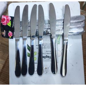 Heavy gauge stainless steel butter knives 6PXCS