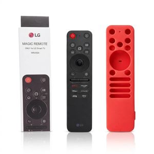LG  MR25GA 2025 New Magic Replacement Remote AI, Pointer, Alexa Voice, Bluetooth with protective silicone cover (full coverage) - RED