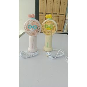 Cute cartoon handheld mini fans