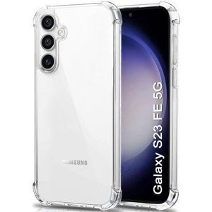 Samsung Phone Case For Hard-Back Soft-Sides Non-yellowing Crystal Clear Back Case Cover for Galaxy S23fe