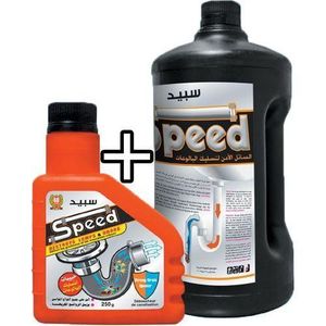 SPEED LIQUID+GRANULAR Pipe/Drain/Sewer Cleaner/Unblocker bc