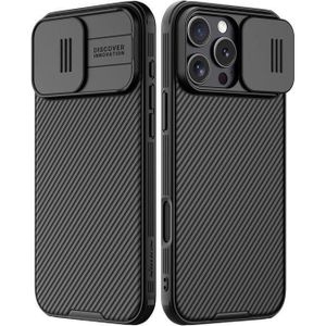 Nilkin Phone 16 Pro Max Case with Camera Protection Cover, CamShield Pro Case for iPhone 16 Pro Max Slim Stylish Protective Case Compatible for iPhone 16 Pro Max 5G 6.9’’ - Black