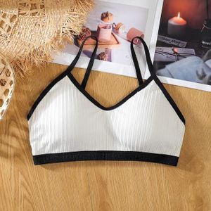 New Sexy Low Back Bralette Ladies U Backless Invisible Lace Bra Polka Dot  Mesh Ultra Thin