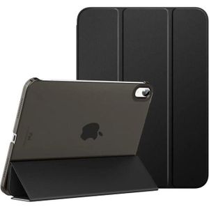 Folio  flip case for iPad (A16) 11th Generation Case 11 Inch 2025, iPad 10th Generation Case 10.9 Inch 2022, Slim Stand Hard PC Translucent Back Shell Smart Cover, Support Touch ID, Auto Wake/Sleep, Black
