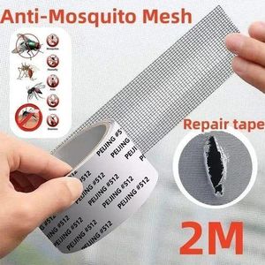 2 pcs pack Self Adhesive Waterproof Mesh Repair Tape Fiberglass Screen Patch for Windows, Doors & Mosquito Nets Instantly Fix Holes & Tears