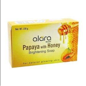 Alara Papaya with Honey Brightening Soap 150g